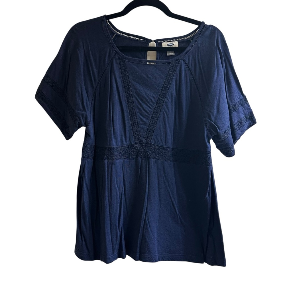 Old Navy Navy Blue Short Sleeve Tee